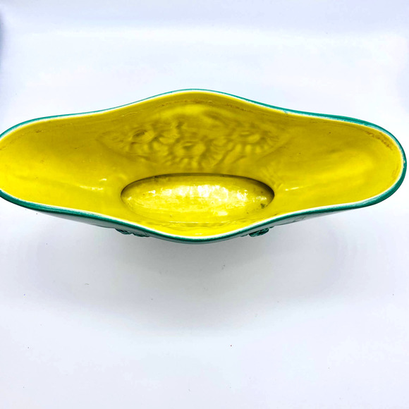 Red Wing B2016 Tropicana Belle Kogan Green /Yellow Embossed Sunflower Planter - Picture 3 of 12